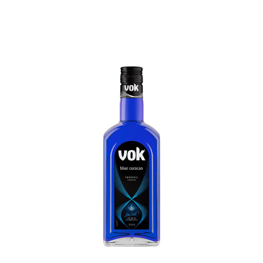 Vok Blue Curacao Liqueur 17% 500ml