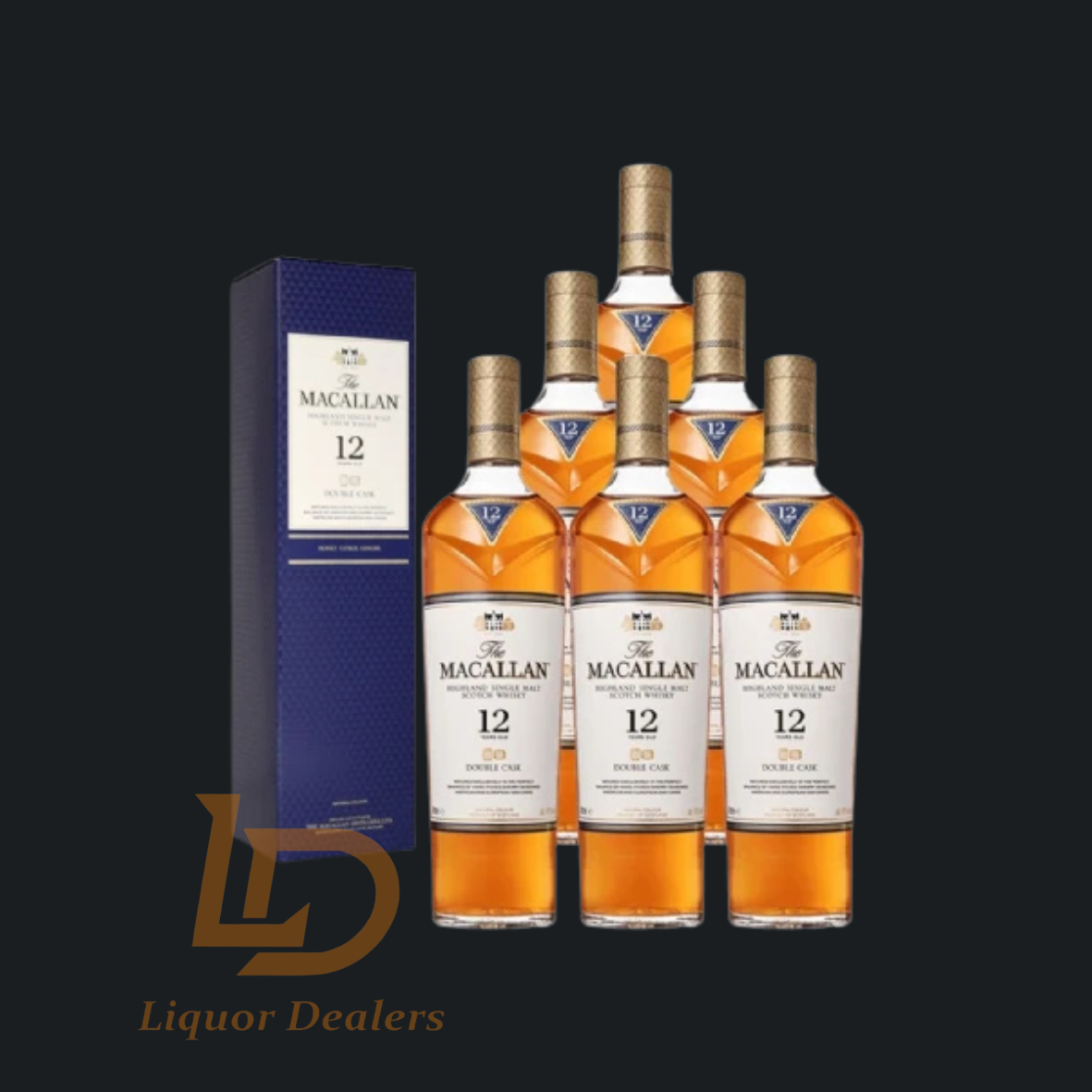6x Macallan 12yo Double Cask 700ml (Case Deal)