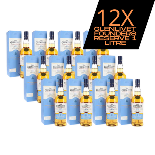 12 Glenlivet Founders Reserve 1 Litre (Case Deal)