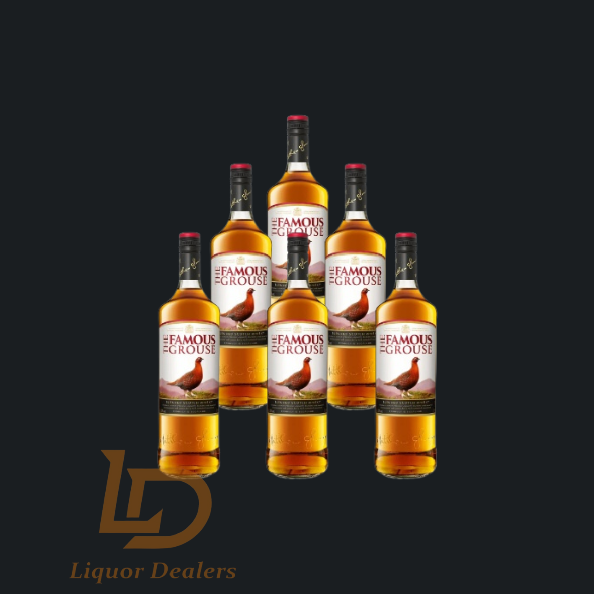 6x Famous Grouse 1 Litre (Case Deal)