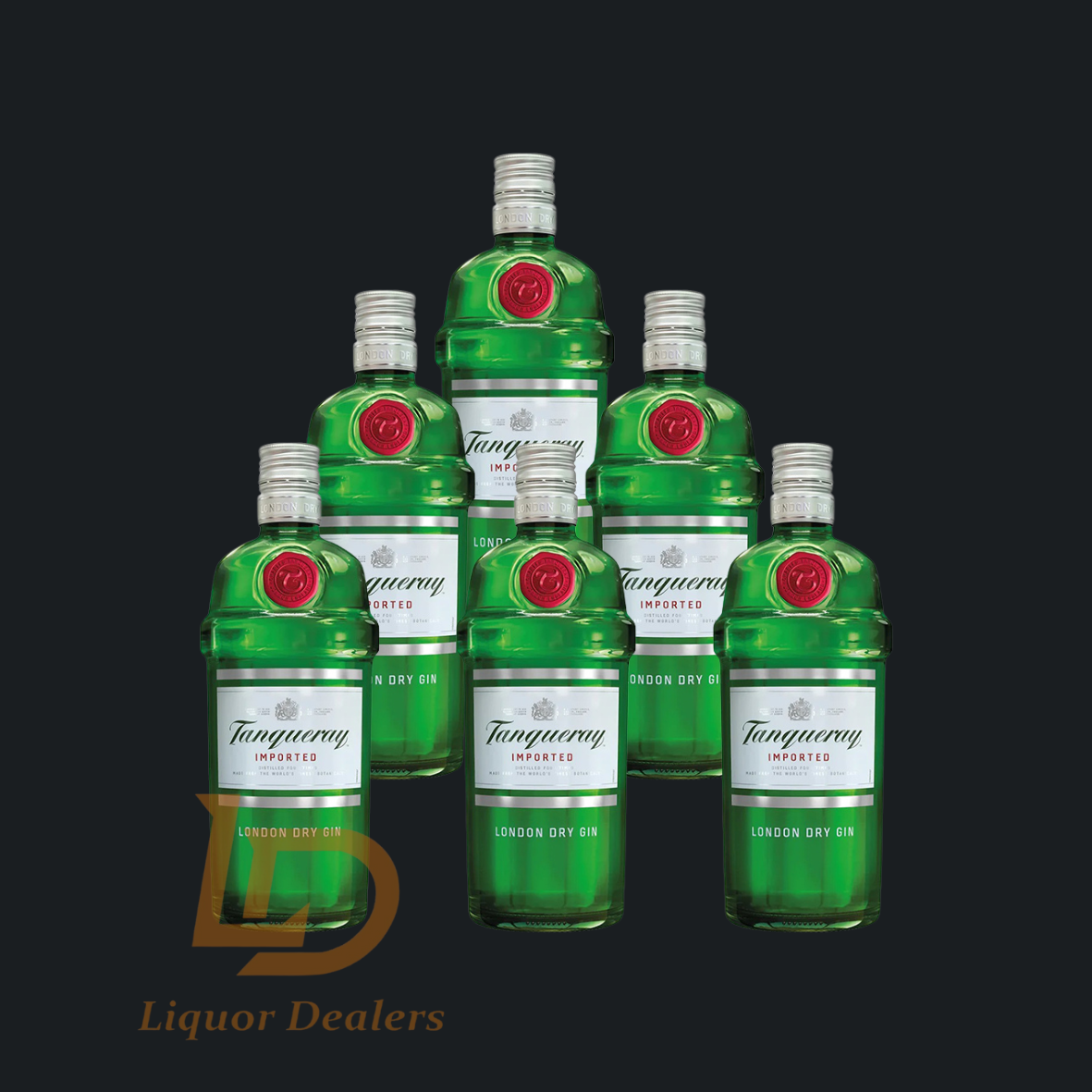 6x Tanqueray 1 Litre (Case Deal)