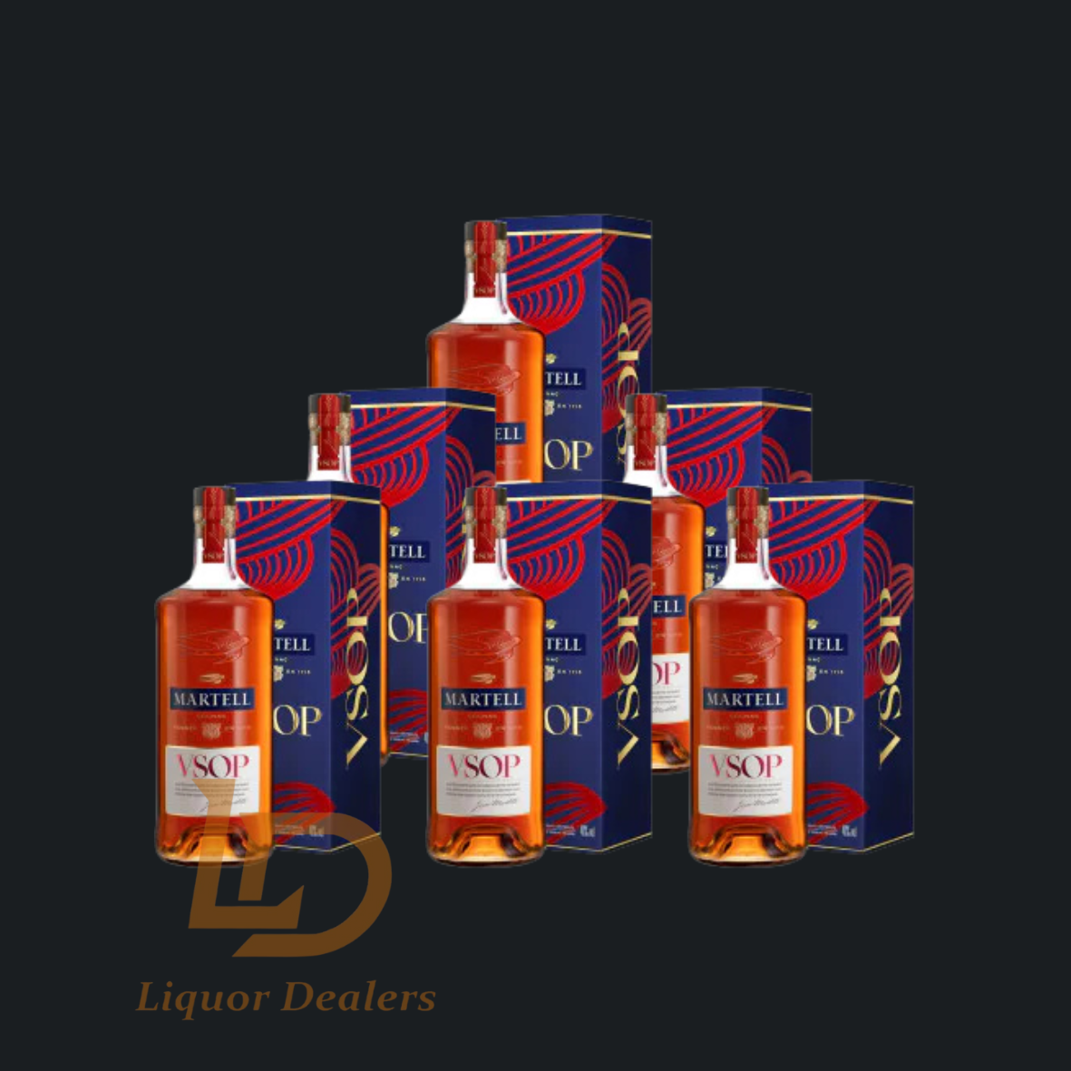6x Bottles Martell VSOP 700ml (Case Deal)