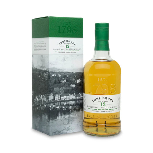 Tobermory 12 YO Isle of Mull Single Malt Scotch Whisky 46.3% 700ml