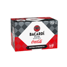 Bacardi & Coca-Cola 7% 12 Pack Cans 250ml