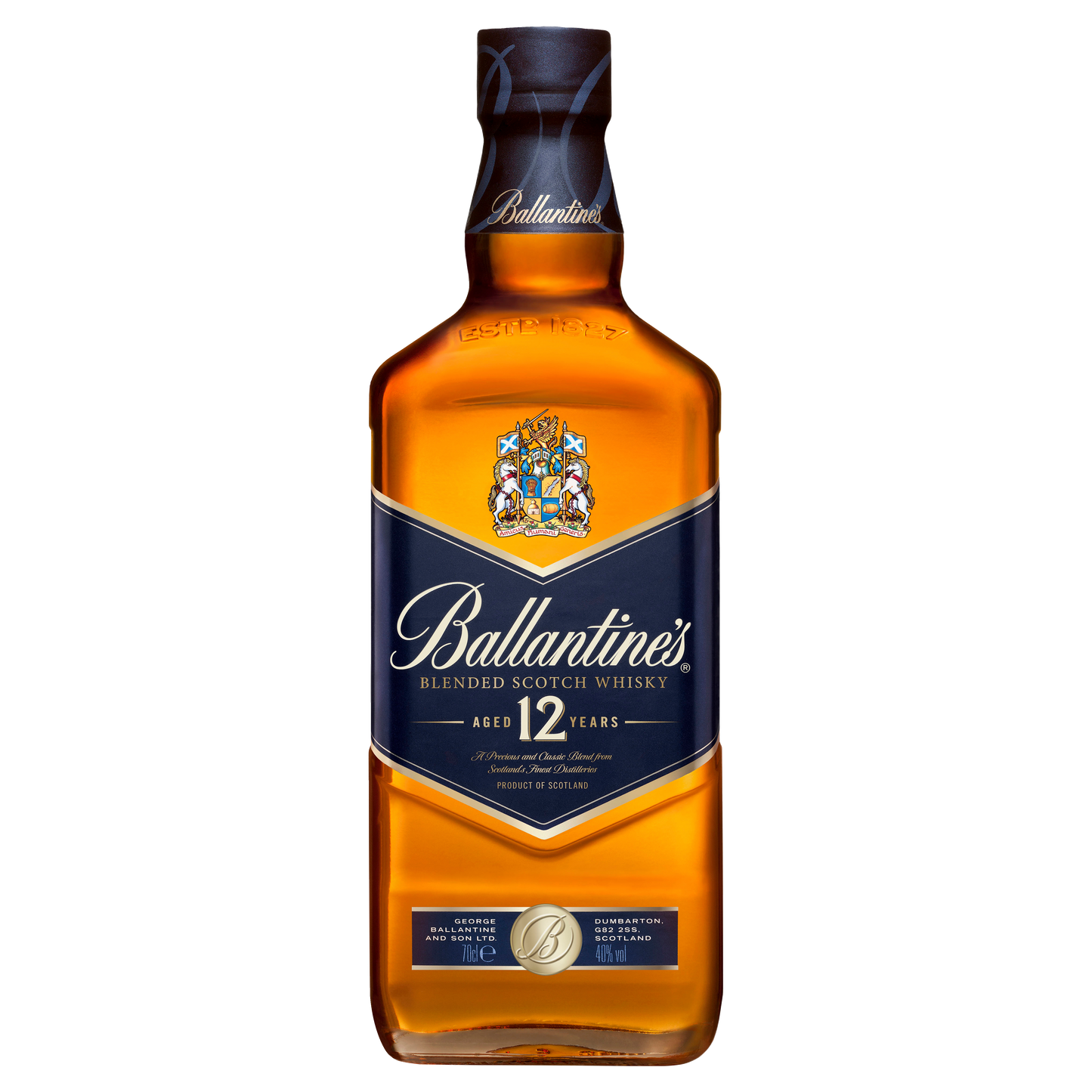 Ballantines 12YO Blended Scotch Whisky 700ml