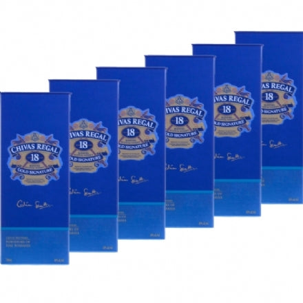 6x Chivas 18 y/o 700ml (Case Deals)