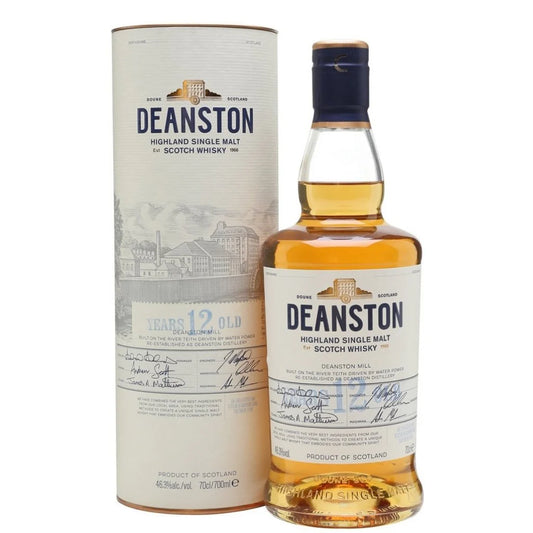 Deanston 12 YO Highland Single Malt Scotch Whisky 46.3% 700ml