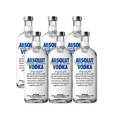 6x Absolut 1L (Case Deal)