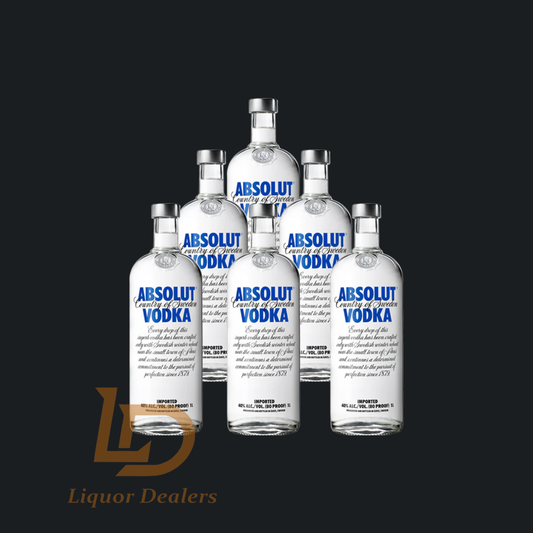 6x Absolut 1L (Case Deal)
