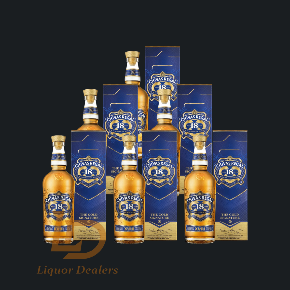 6x Chivas 18 y/o 700ml (Case Deals)
