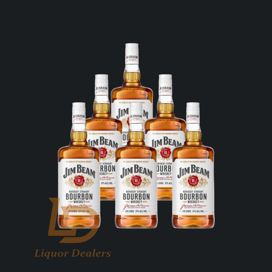 6x Jim Beam 1.75L (Case Deal)