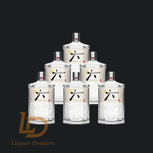 6x Roku Gin 700ml (Case Deal)