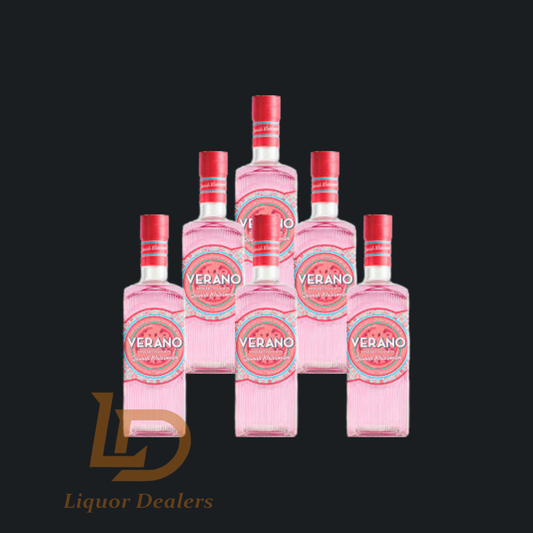 6x Verano Watermelon Gin 700ml (Case Deal)