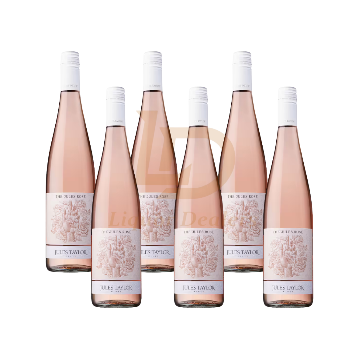 6x Jules Taylor Rose 750ml