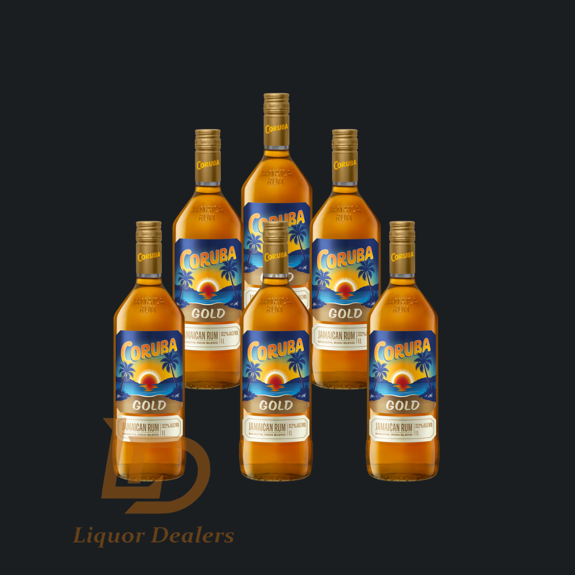 6x Coruba Gold 1 Litre (Case Deal)