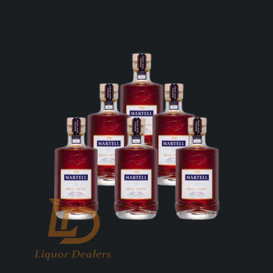 6x Martell Blue Swift 700ml (Case Deal)