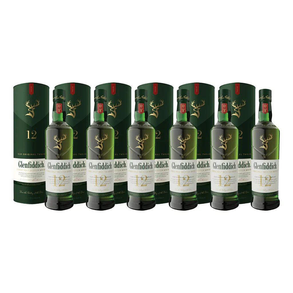6x Glenfiddich 12yo 700ml (Case Deals)