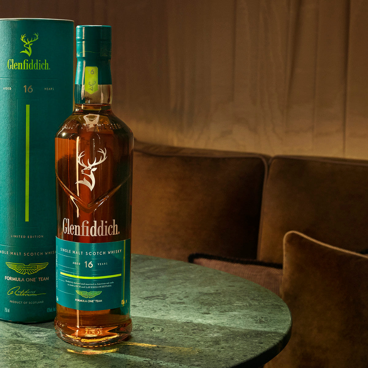 Glenfiddich 16 Year Old Aston Martin F1 Limited Edition Whisky 700ml