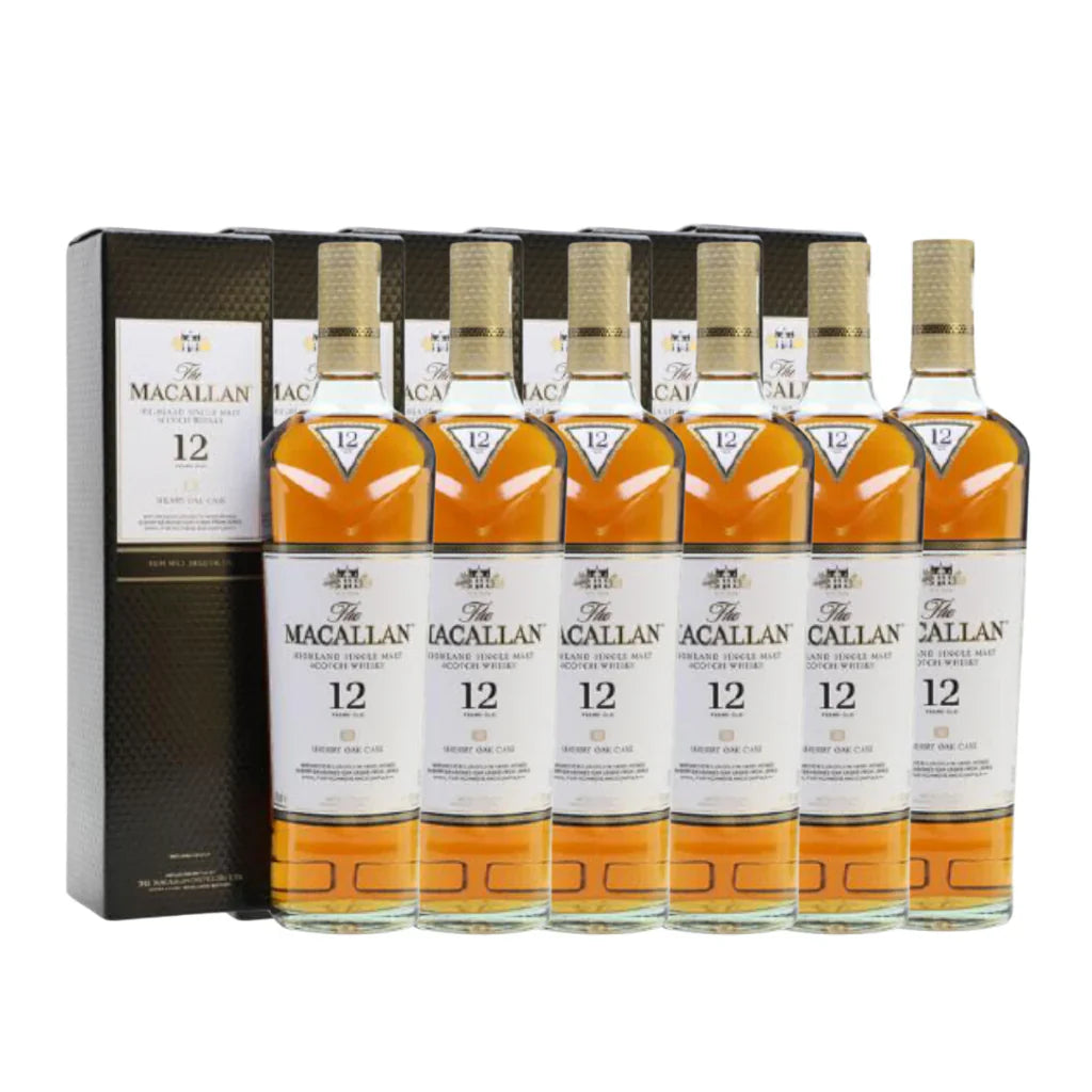 6x Macallan Sherry Cask 12yo 700ml (Case Deal)